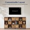 Best Choice Products Elevated 9-Cube Storage Organizer, 11in Shelf, Bookcase, Display Shelf, w/ Metal Legs